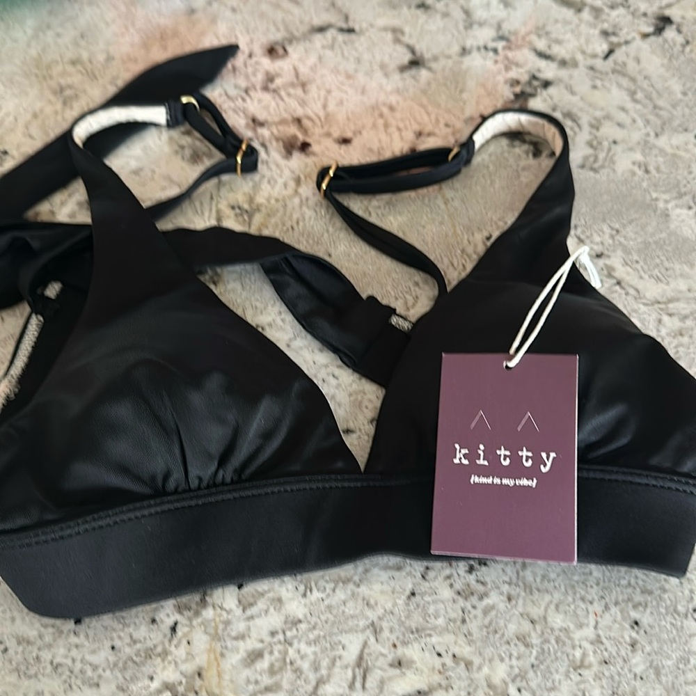Kitty and Vibe bikini top
